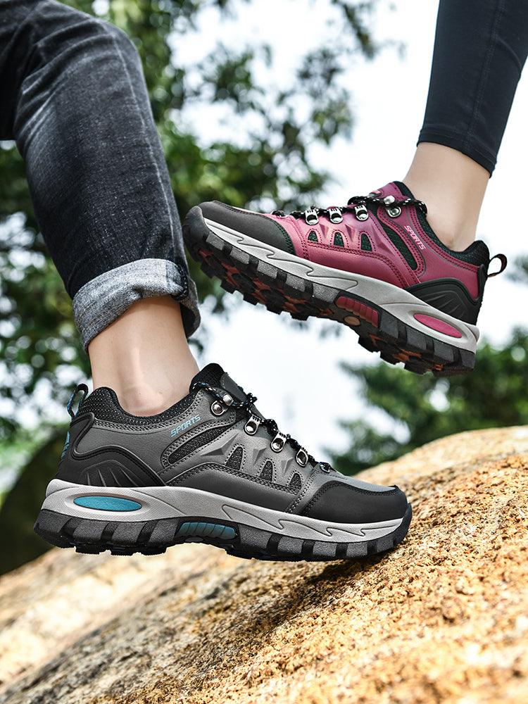 Men's Waterproof Hiking Boots Non-Slip Mountain Walking Shoes
