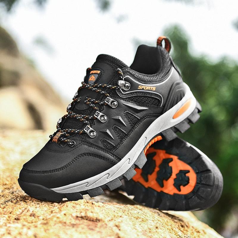 Men's Waterproof Hiking Boots Non-Slip Mountain Walking Shoes