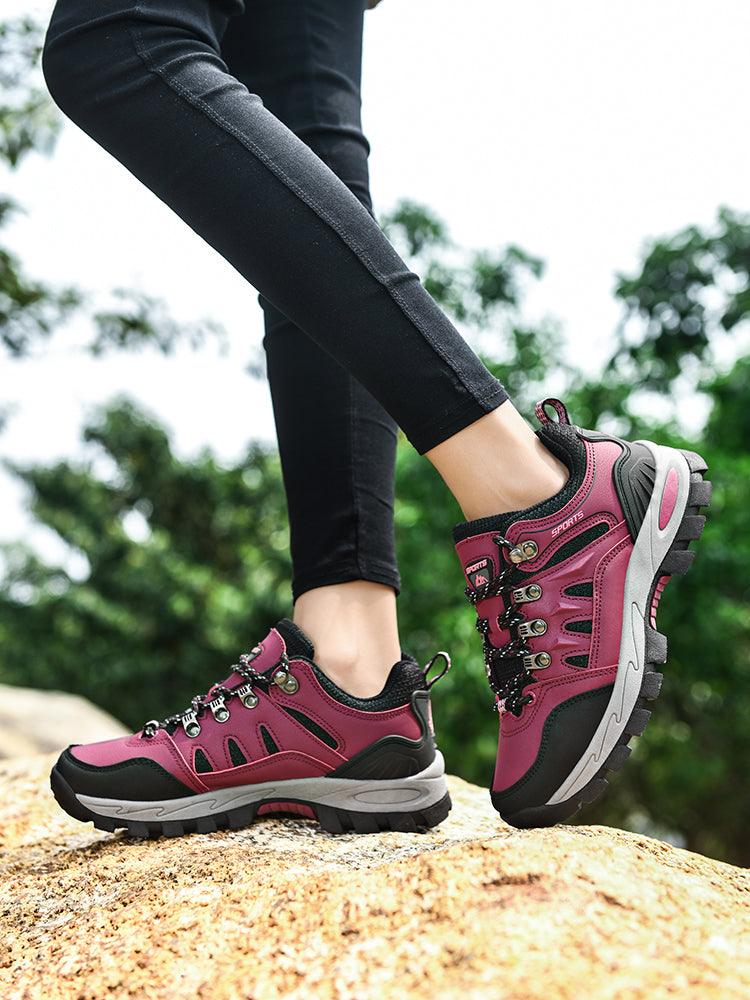 Men's Waterproof Hiking Boots Non-Slip Mountain Walking Shoes