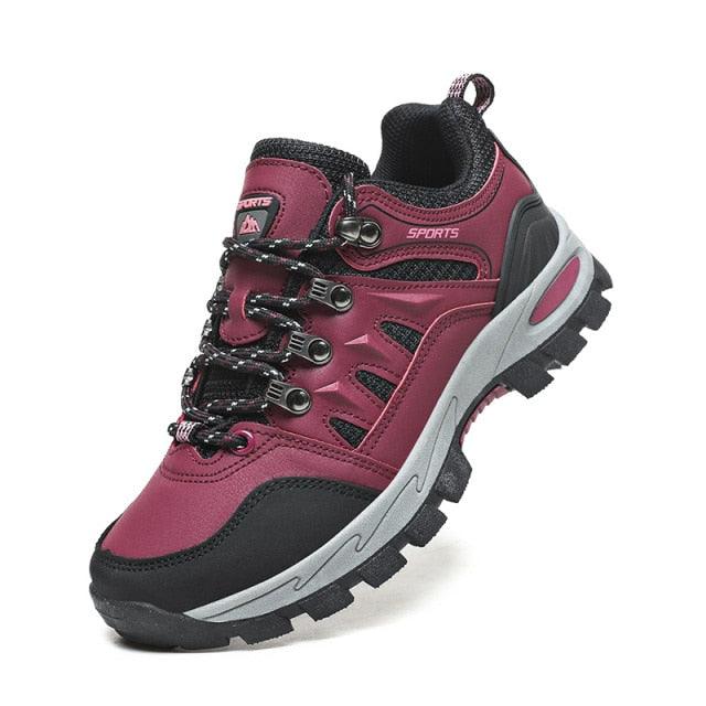 Men's Waterproof Hiking Boots Non-Slip Mountain Walking Shoes
