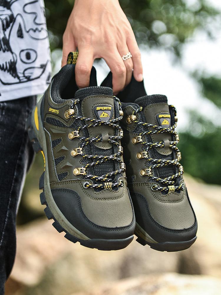 Men's Waterproof Hiking Boots Non-Slip Mountain Walking Shoes