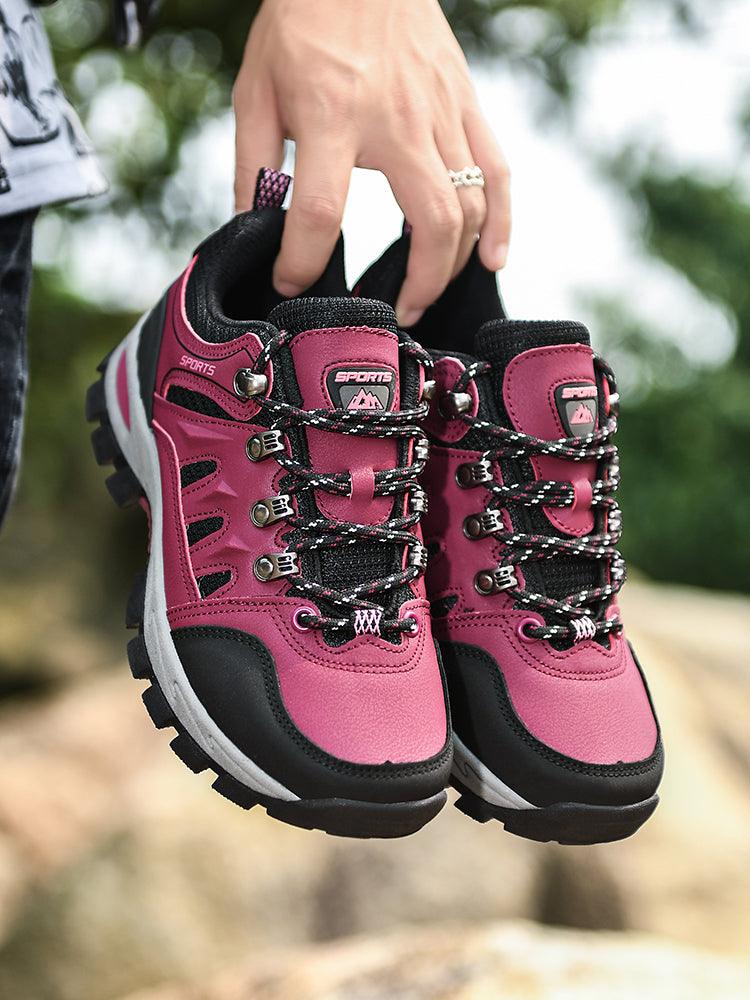Men's Waterproof Hiking Boots Non-Slip Mountain Walking Shoes