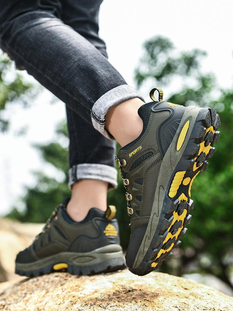 Men's Waterproof Hiking Boots Non-Slip Mountain Walking Shoes