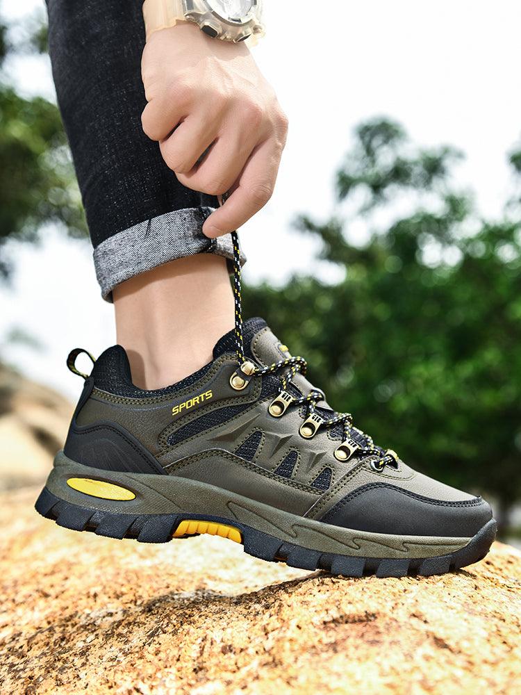 Men's Waterproof Hiking Boots Non-Slip Mountain Walking Shoes