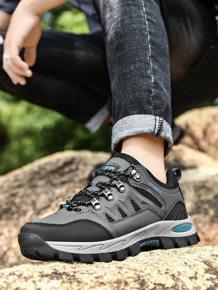 Men's Waterproof Hiking Boots Non-Slip Mountain Walking Shoes