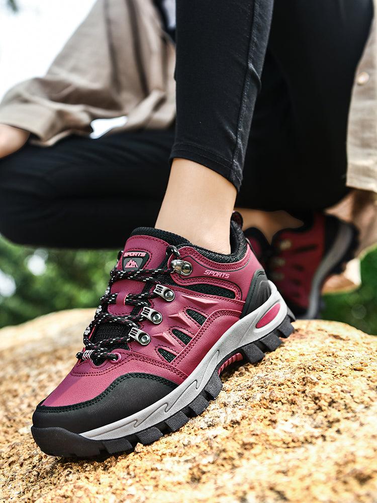 Men's Waterproof Hiking Boots Non-Slip Mountain Walking Shoes