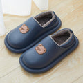 Women's Waterproof Plush Fuzzy Clogs Non-Slip Winter House Slippers