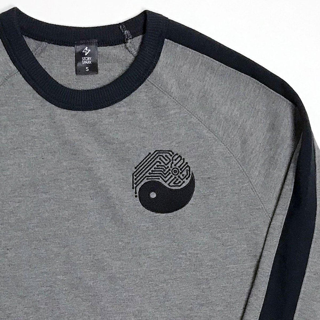 Yin Yang Tech Embroidered Pullover Sweatshirt