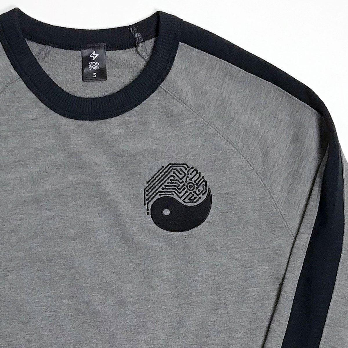 Yin Yang Tech Embroidered Pullover Sweatshirt