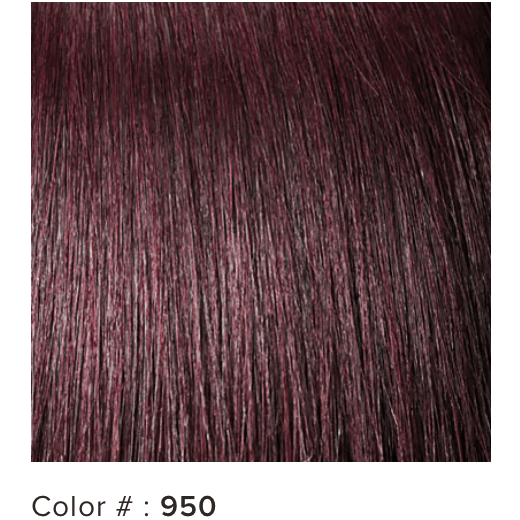 10-12 Inch Premium Yaki Human Hair Extensions Purple Pack