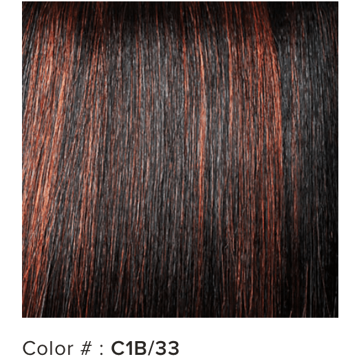 14 Inch Premium Yaki Human Hair Extensions Purple Pack