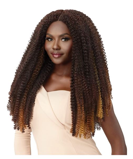 3X Springy Bohemian Twist 24" Hair Extensions 2T1B/27