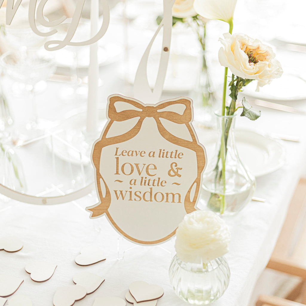 Memory Sign Acrylic Oval for Wedding Memorial Table Decor