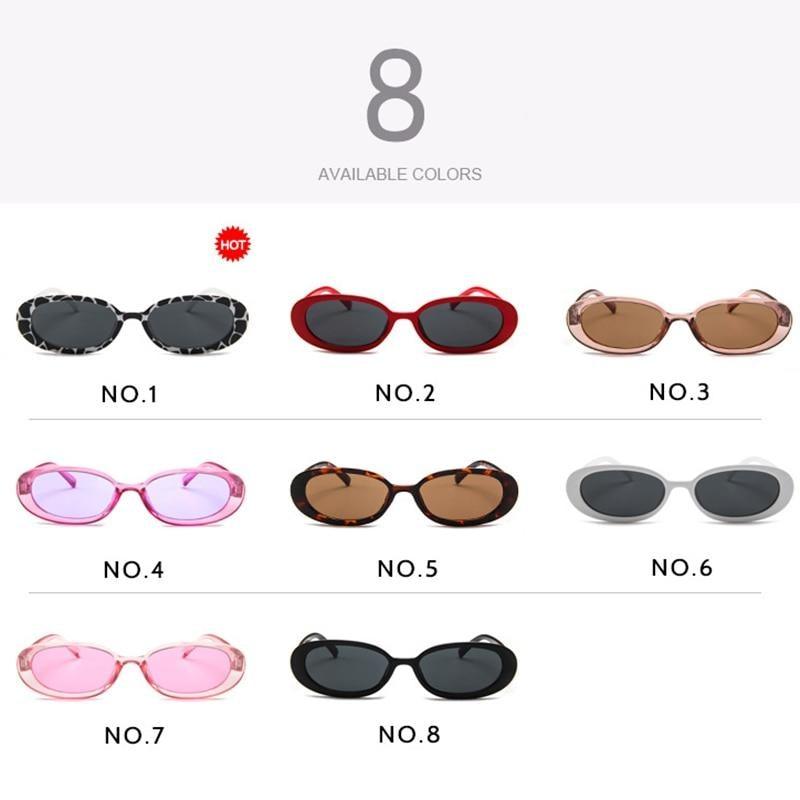 Tiny 90s Retro Oval Polarized Sunglasses for Men and Women