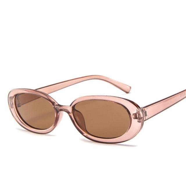 Tiny 90s Retro Oval Polarized Sunglasses for Men and Women