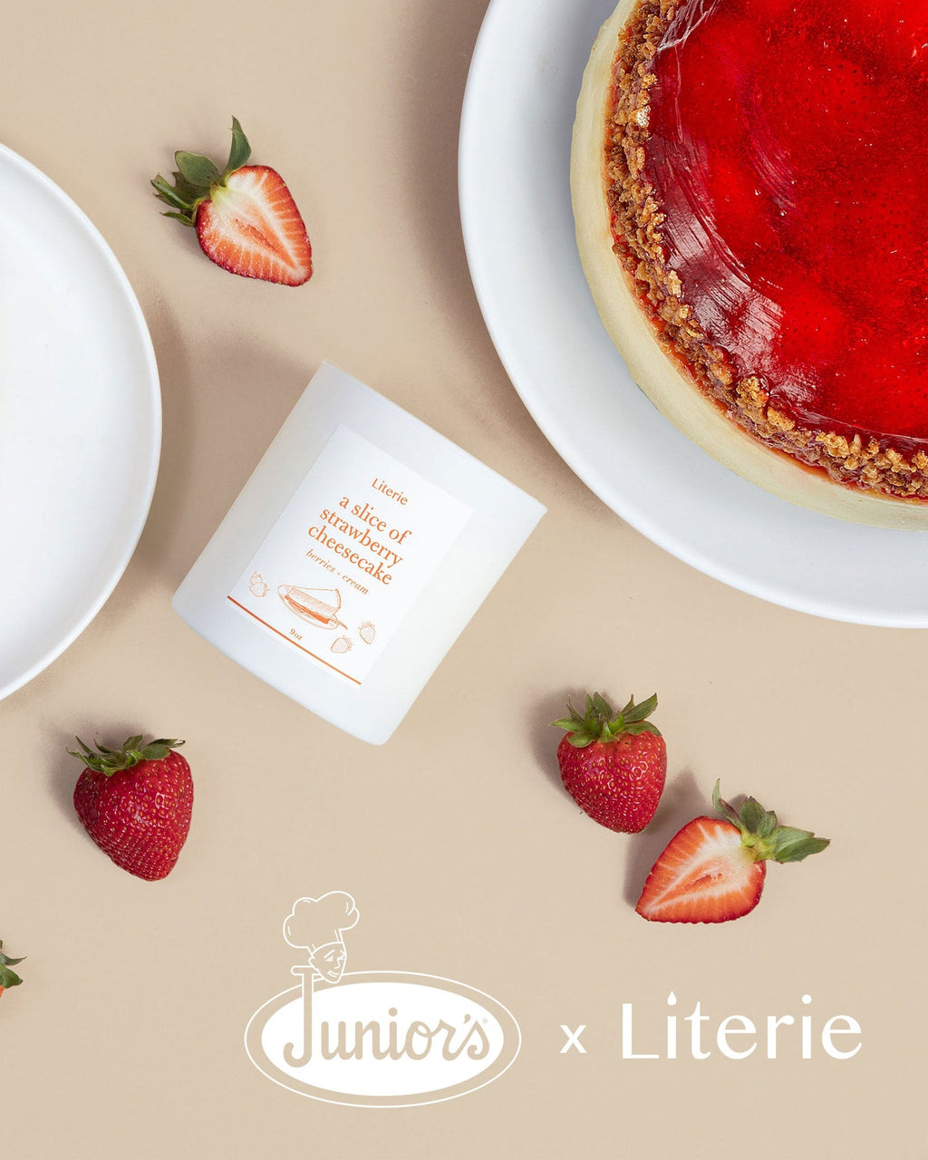 A Slice of Strawberry Cheesecake