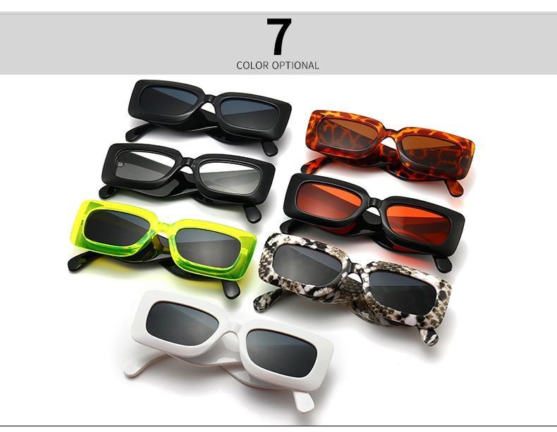 Oversized Square Snake Print Sunglasses for Men and Women