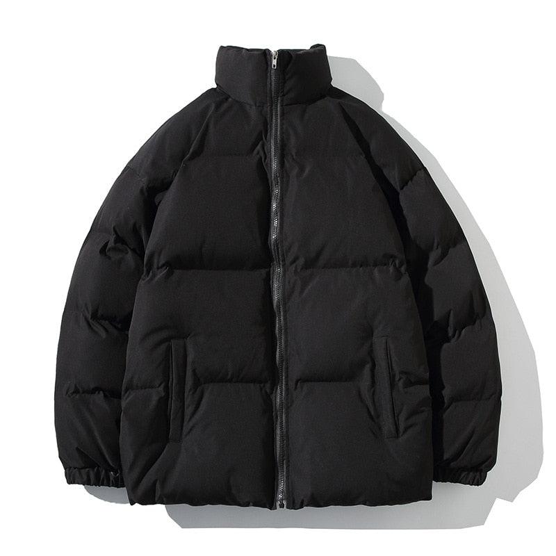 Oversized Unisex Winter Jacket – Heavyweight Streetwear Zip Coat