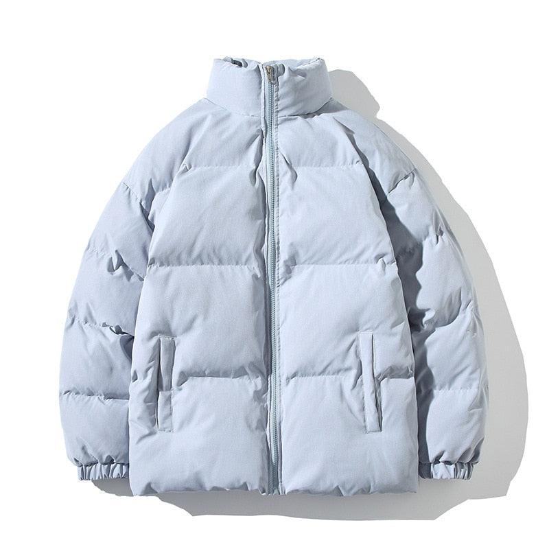 Oversized Unisex Winter Jacket – Heavyweight Streetwear Zip Coat