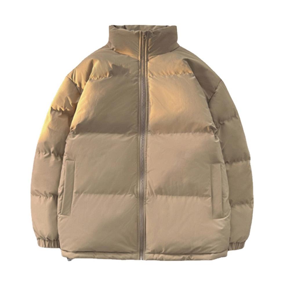 Oversized Unisex Winter Jacket – Heavyweight Streetwear Zip Coat