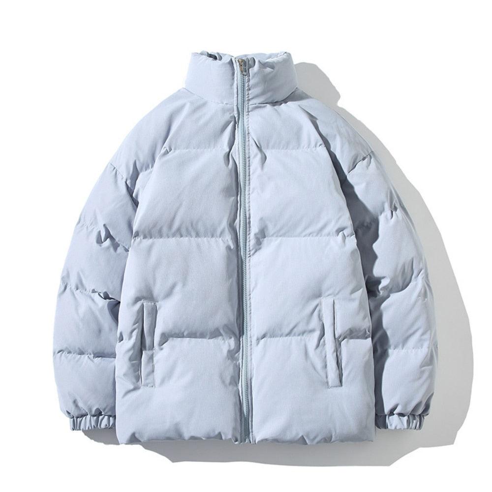 Oversized Unisex Winter Jacket – Heavyweight Streetwear Zip Coat