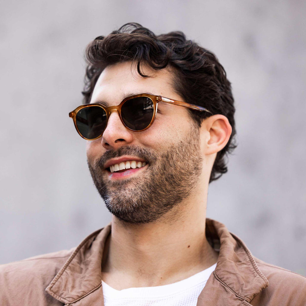 The Aiden Polarized Sunglasses - Honey Tort