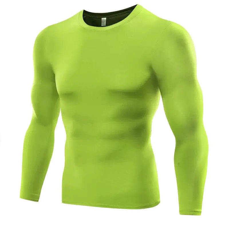 Men's Compression Top, Breathable Fitness Shirt