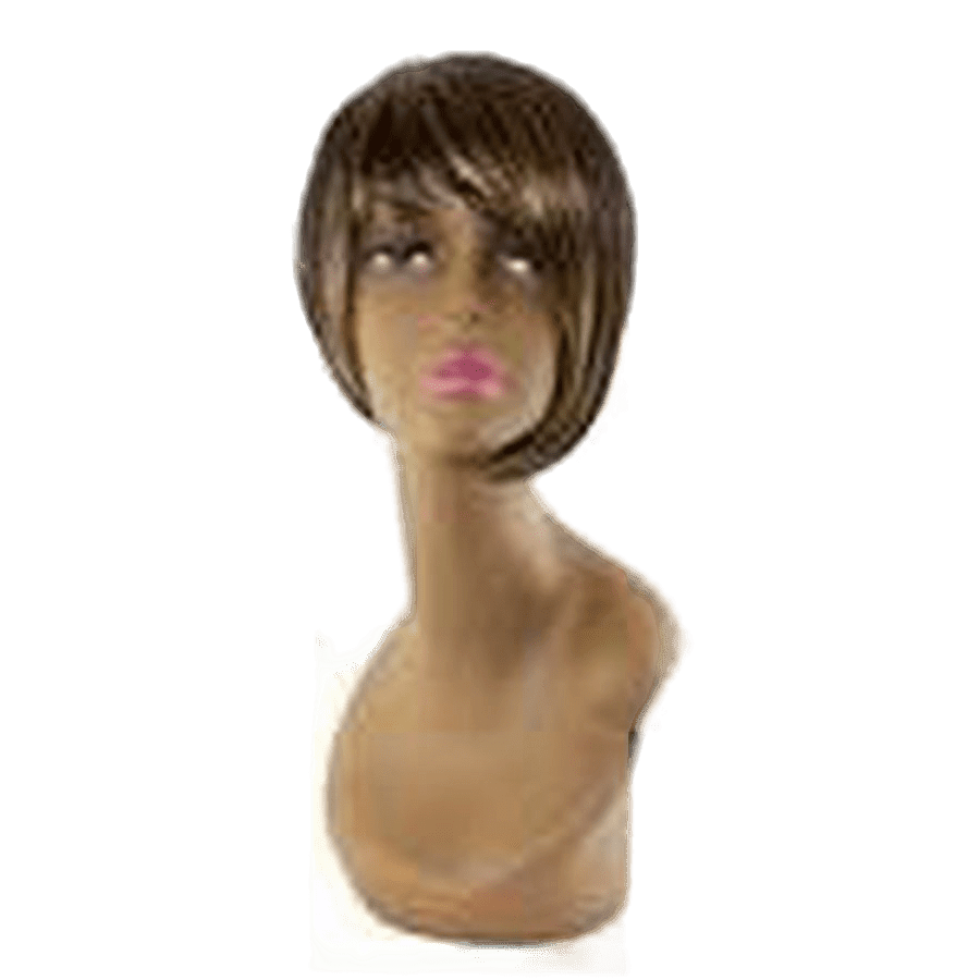 Collection of assorted wigs from Pallet #122 in various styles and colors