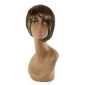 Collection of assorted wigs from Pallet #122 in various styles and colors