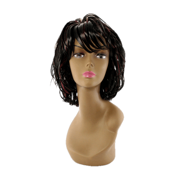 Bulk Lot of Modern Wigs - Brown and Auburn Multi-Tonal Styles