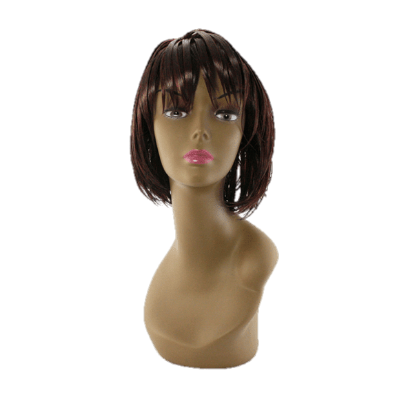Bulk Lot of Modern Wigs - Brown and Auburn Multi-Tonal Styles