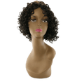 Collection of 100% human hair wigs in various styles and colors from Pallet #144.