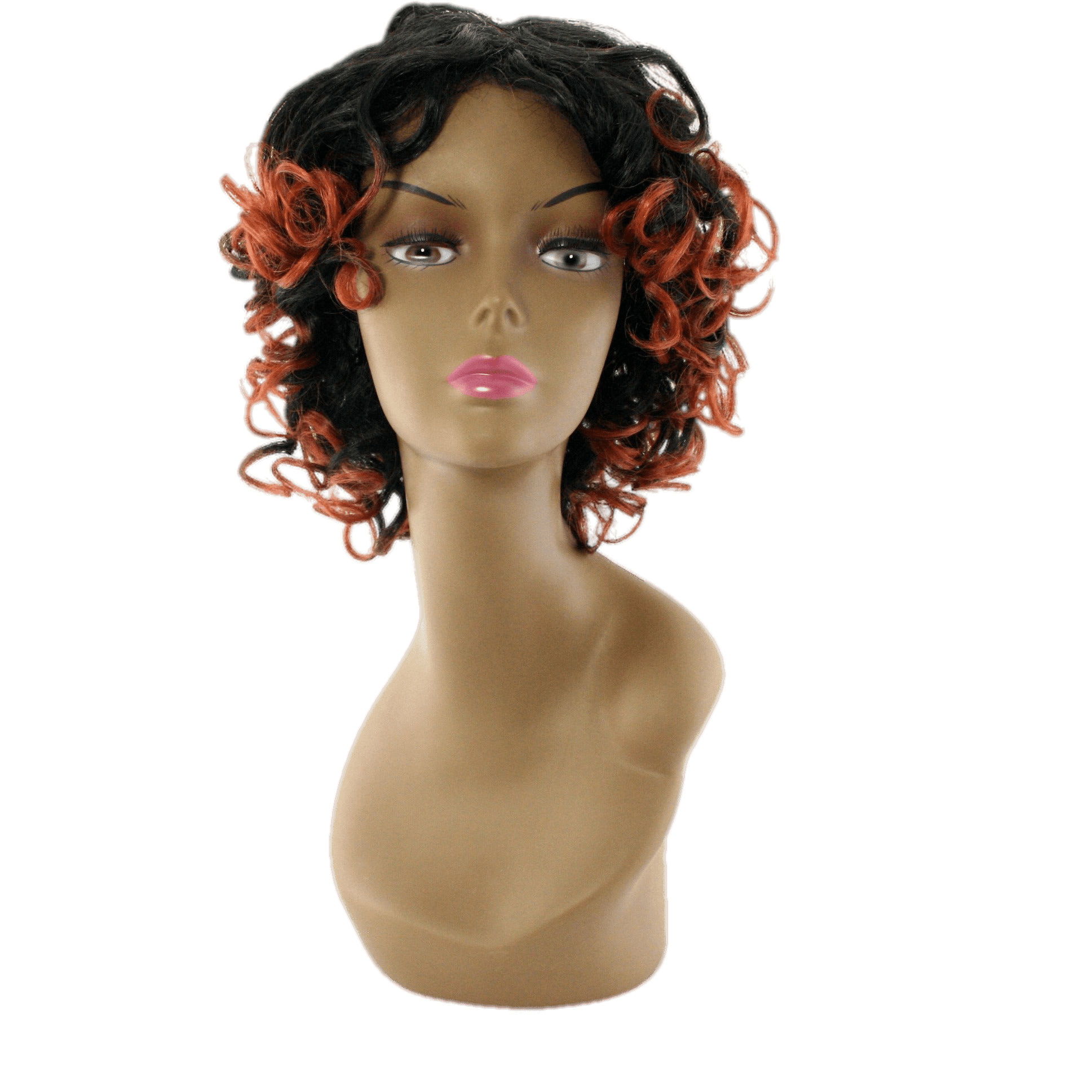 100% Human Hair Wig - Natural Styles with Multi-Tonal Highlights