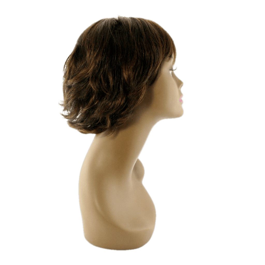 100% Human Hair Wig - Natural Styles with Multi-Tonal Highlights