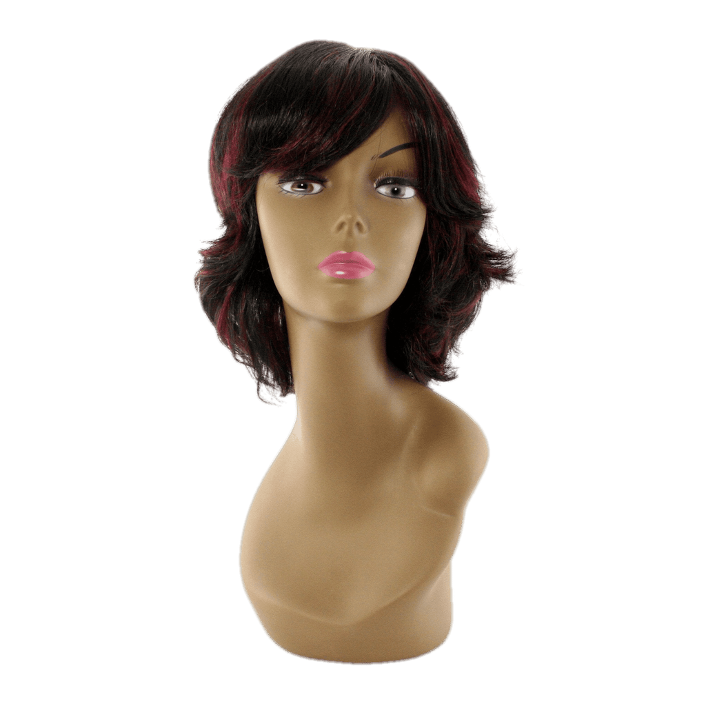 100% Human Hair Wig - Natural Styles with Multi-Tonal Highlights