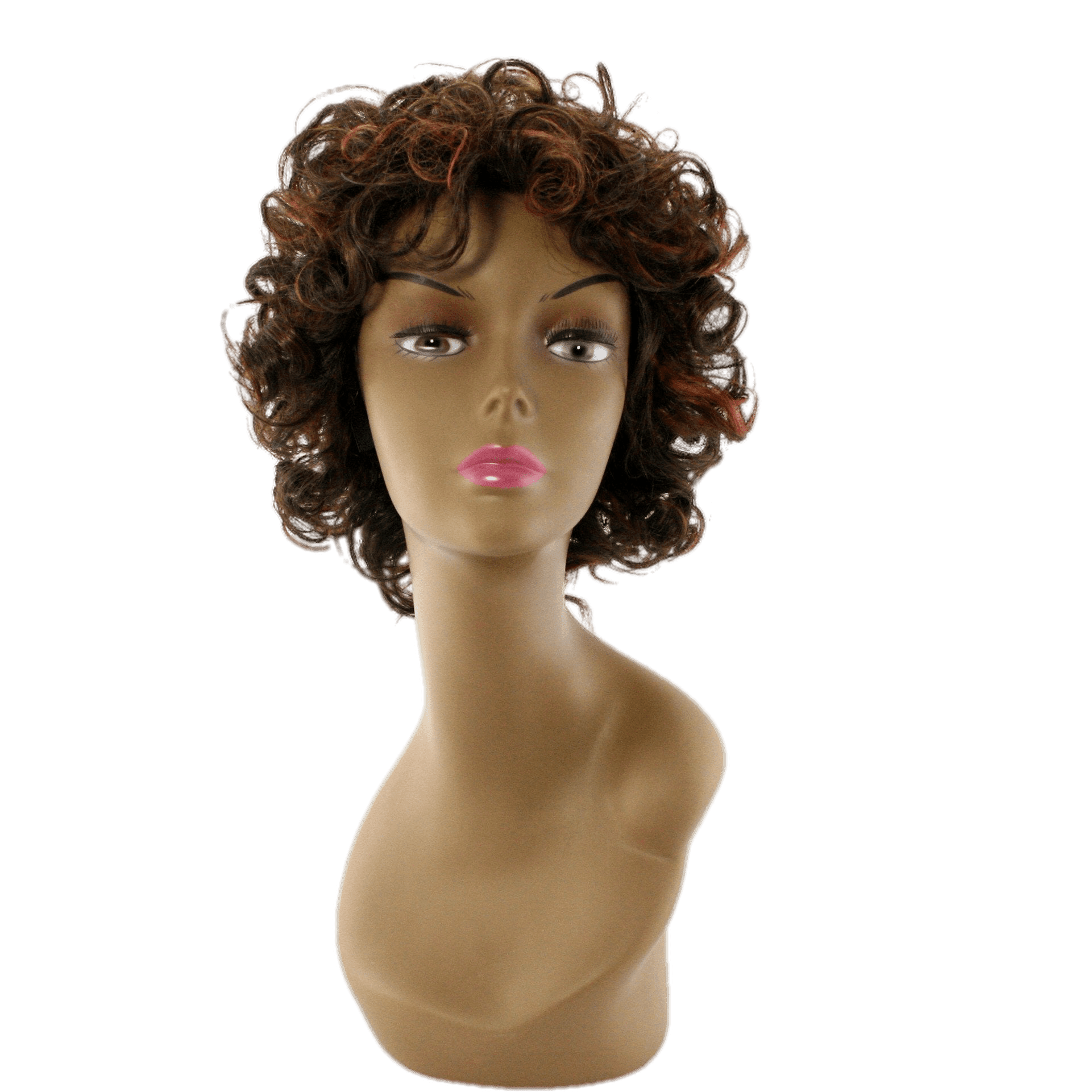 100% Human Hair Wig - Natural Styles with Multi-Tonal Highlights
