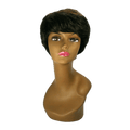 Assorted collection of wigs, clip-in extensions, and hairpieces from Pallet #159