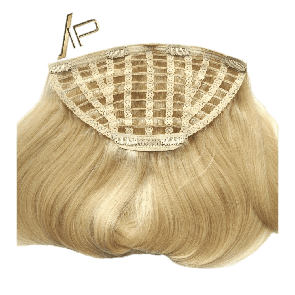 Lot of Hair Extensions - Bright Golden Blonde Clip-In Hair
