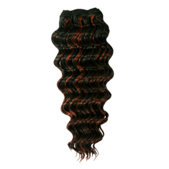 Lot of Hair Extensions - Multi-Tonal Auburn and Black Styles