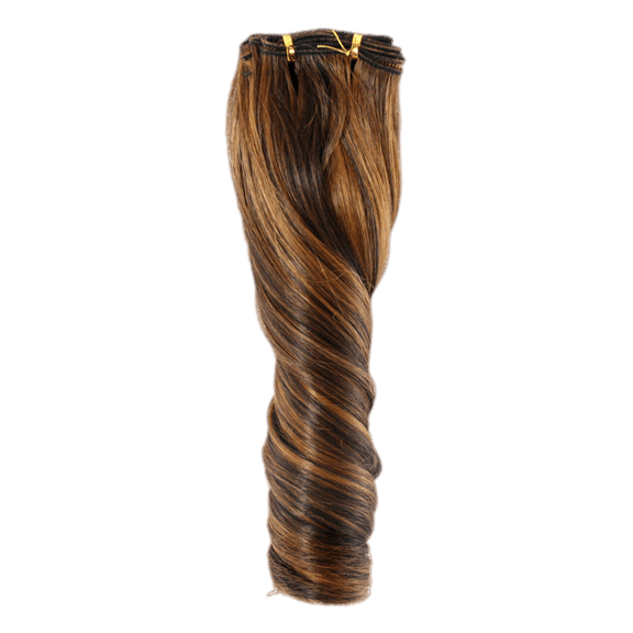Multi-Tonal Brown Caramel Highlight Hair Extension Lot - Glamorous