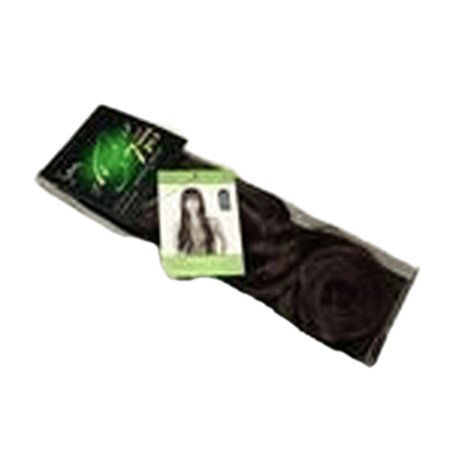 Collection of glamorous hair extensions in black, brown, and red colors