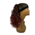 A bulk lot assortment of Kanekalon hair extensions in various shades including black, brown, and strawberry blonde.