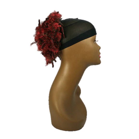Collection of Kanekalon Afro String hair extensions in various colors including brown and blonde