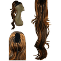 Assorted collection of Kanekalon Classy and Coco string hair extensions in various lengths and shades.