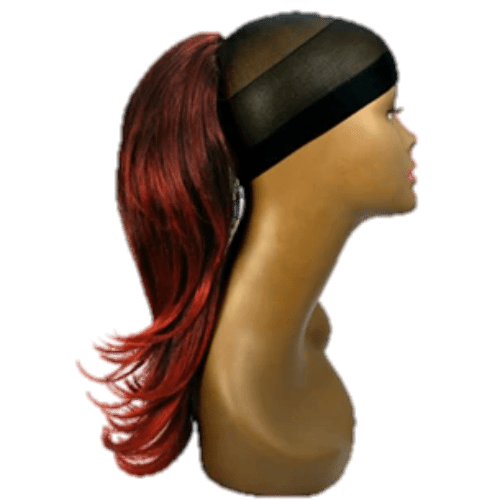 Professional Synthetic Hair Variety Lot: Ebony, Auburn & Red-Black