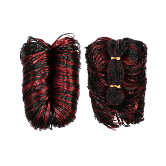Large inventory of Kanekalon 9PC synthetic hair extensions in black and brown shades.