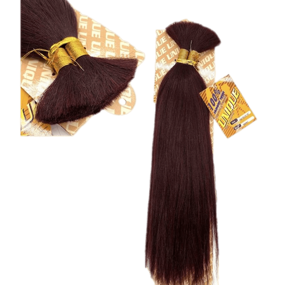 Pallet #242 featuring a large assortment of 100% human hair extensions and wigs in various styles and colors.