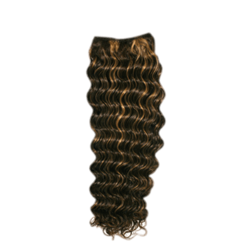 100% Human Hair Extensions Lot - Deep Wave Styles & Multi-Tonal