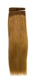 Collection of 100% human hair extensions in various brown and ombré shades from Pallet #256