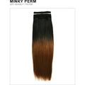Collection of assorted 100% human hair extensions in various styles and colors
